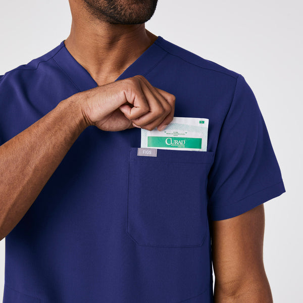 men's Sapphire Chisec - Three-Pocket Scrub Top™