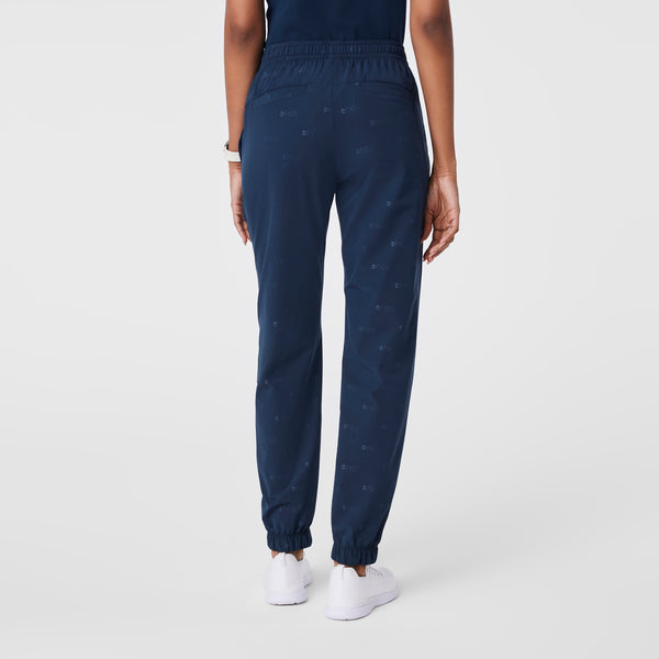 women's Team USA Blue High Waisted FIGS x Team USA On-Shift Embossed - Jogger Pant™