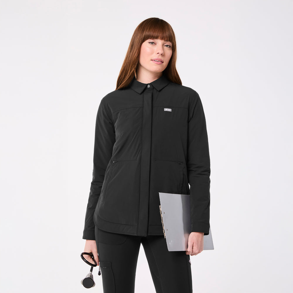 women's Black On-Shift Float - Shacket™