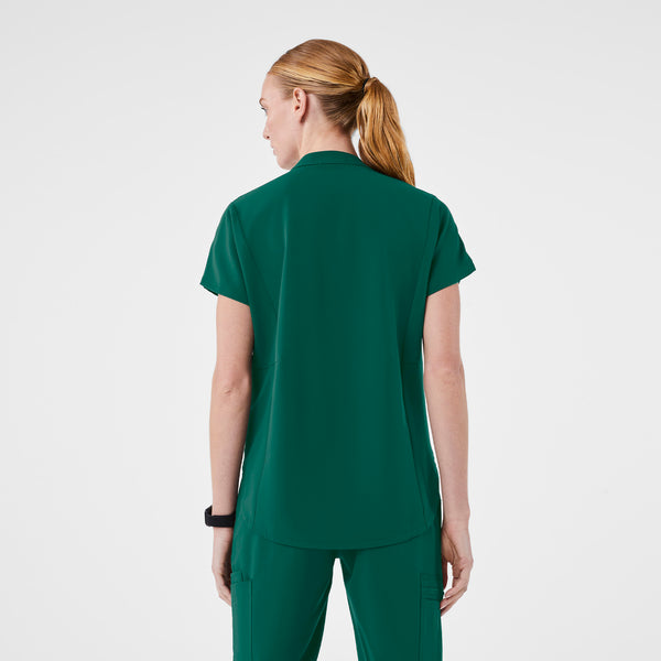 Women's Hunter Green Montex Relaxed Scrub Top