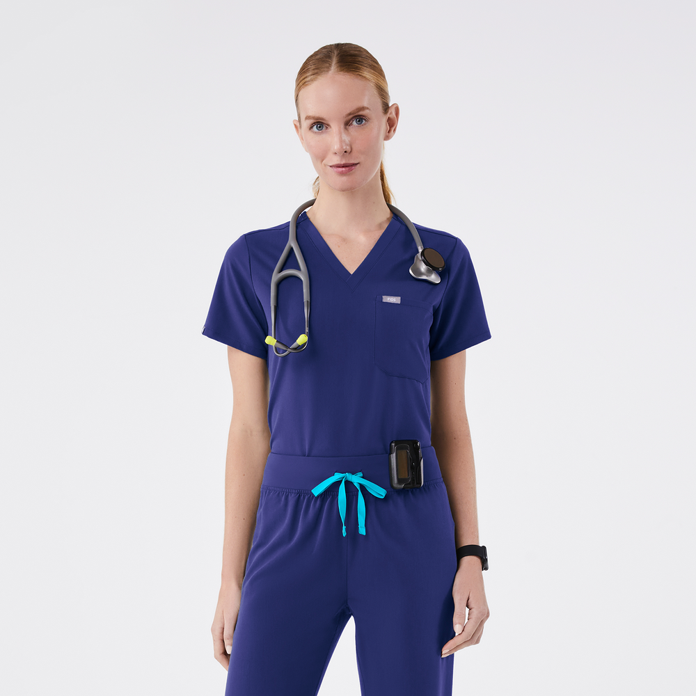 women's Sapphire Catarina - One-Pocket Scrub Top™