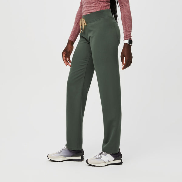 women's Moss High Waisted Livingston - Tall Basic Scrub Pant™