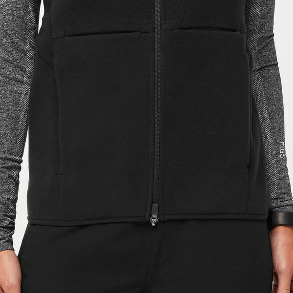 women's Black On-Shift™ - Fleece Vest (3XL-6XL)