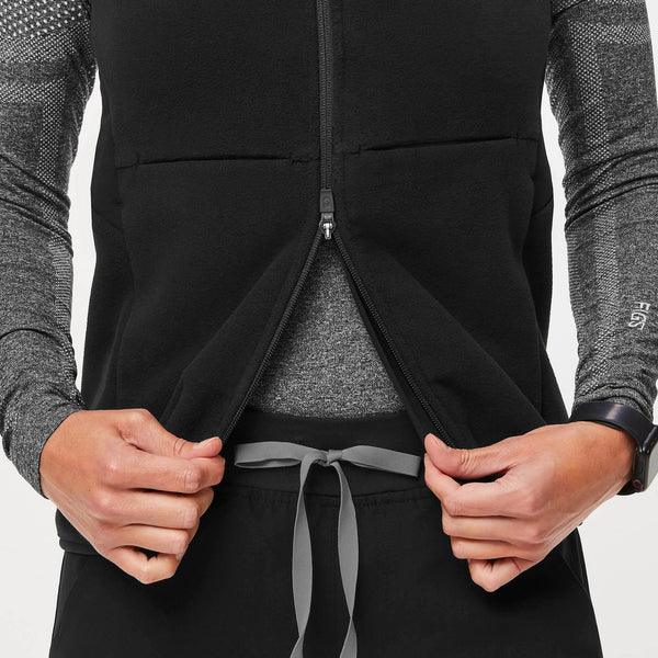 women's Black On-Shift™ - Fleece Vest (3XL-6XL)