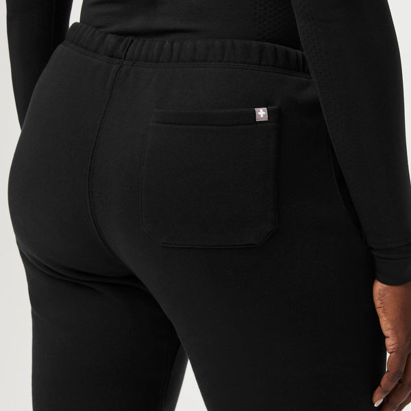 women's Black Off-Shift™ Relaxed Sweatpant
