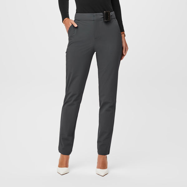 women's Mist FIGSPRO™ Skinny Zip Fly - Petite Trouser