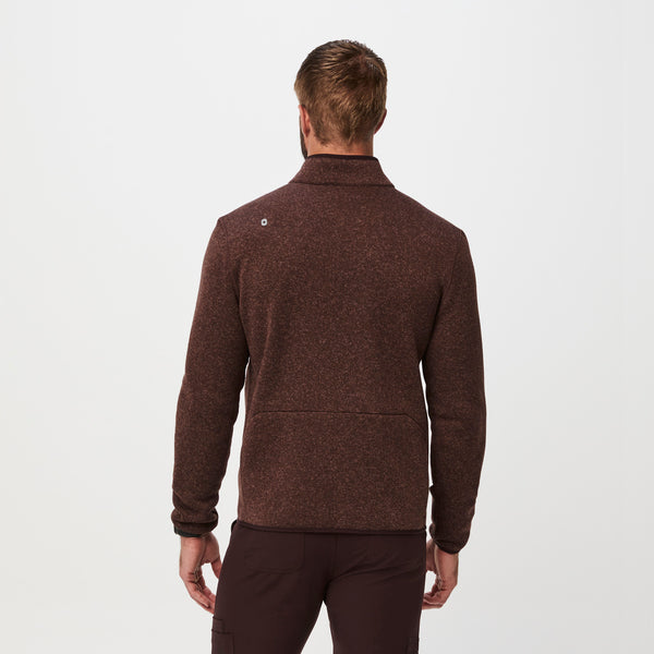 men's Heather Espresso On-Shift™ - Sweater Knit Jacket