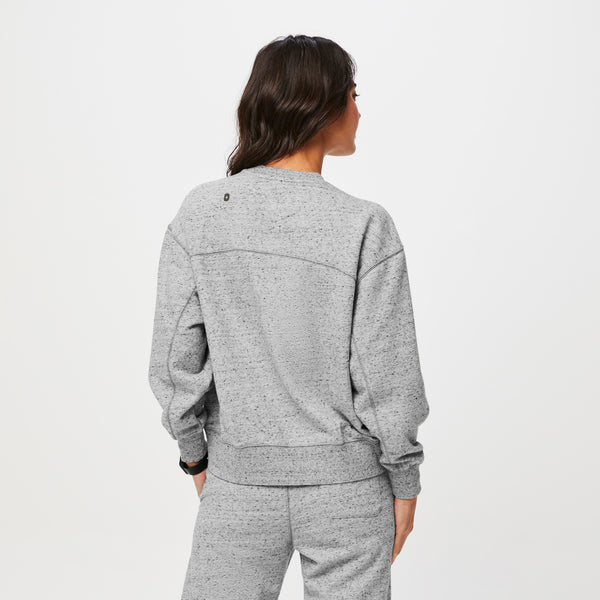 women's Heather Grey Off-Shift™ Relaxed Sweatshirt