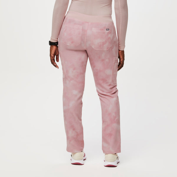 women's Marbled Rose Yola™ - Tall Skinny Scrub Pants 2.0
