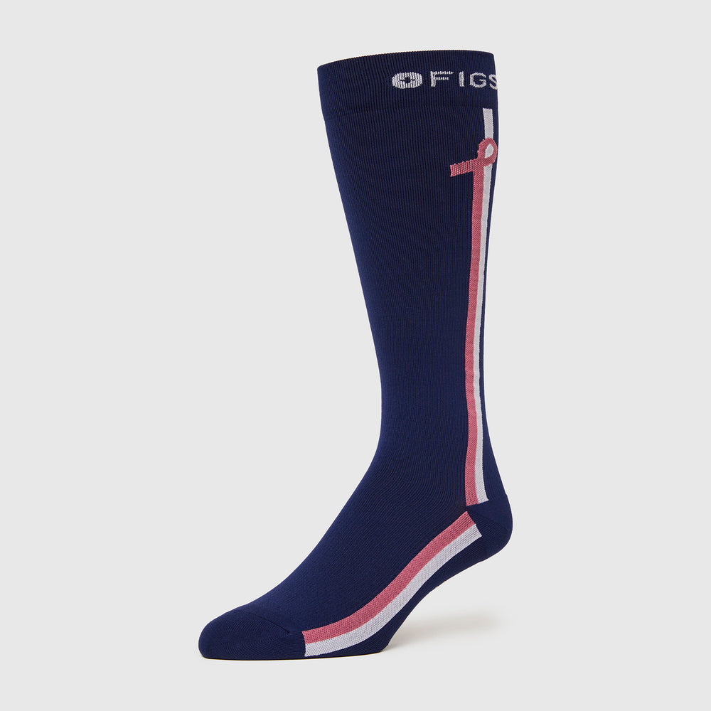men's Navy BCA Stripe - Compression Socks