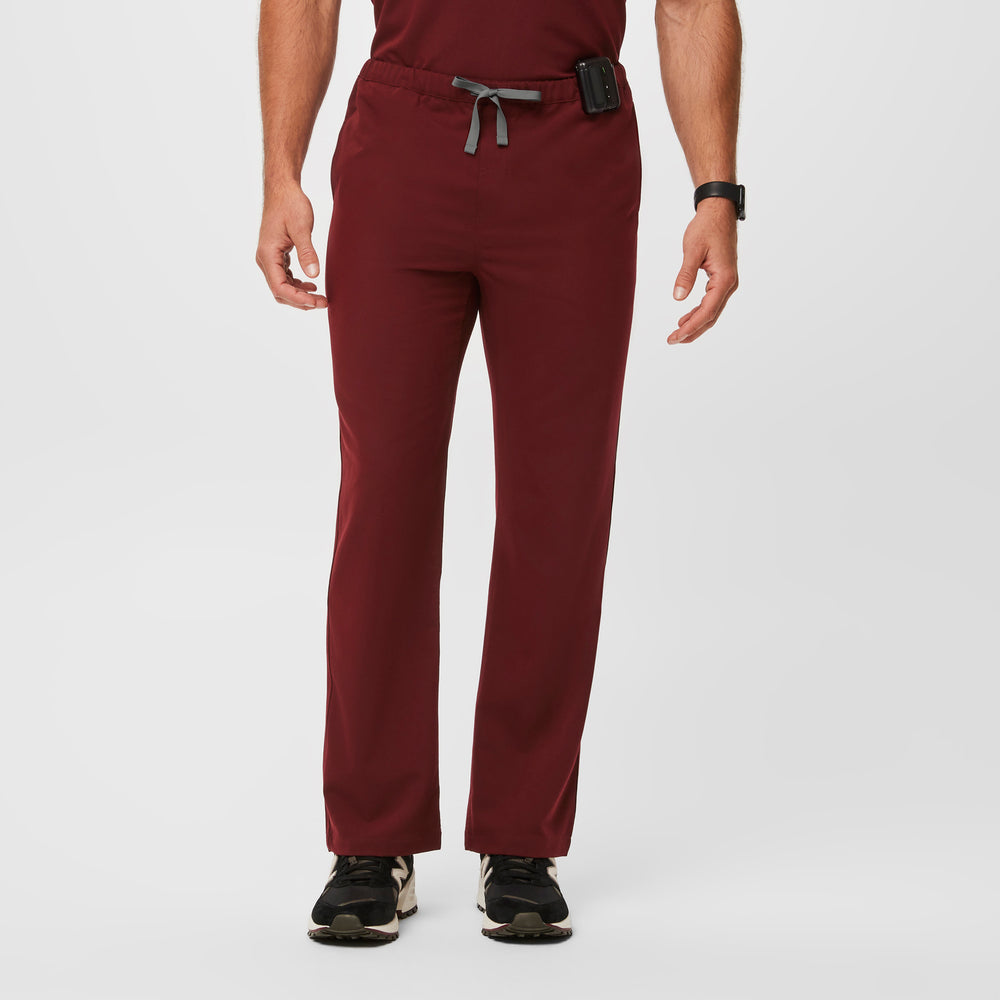 Men's Burgundy Pisco™ - Short Basic Scrub Pants