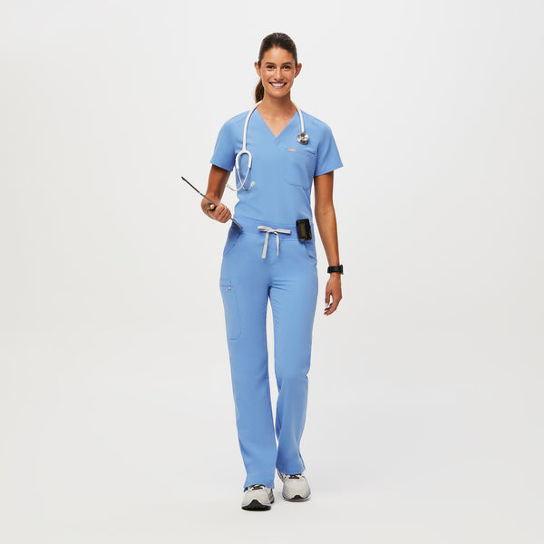 Women's Ceil Blue Kade™ - Tall Cargo Scrub Pants