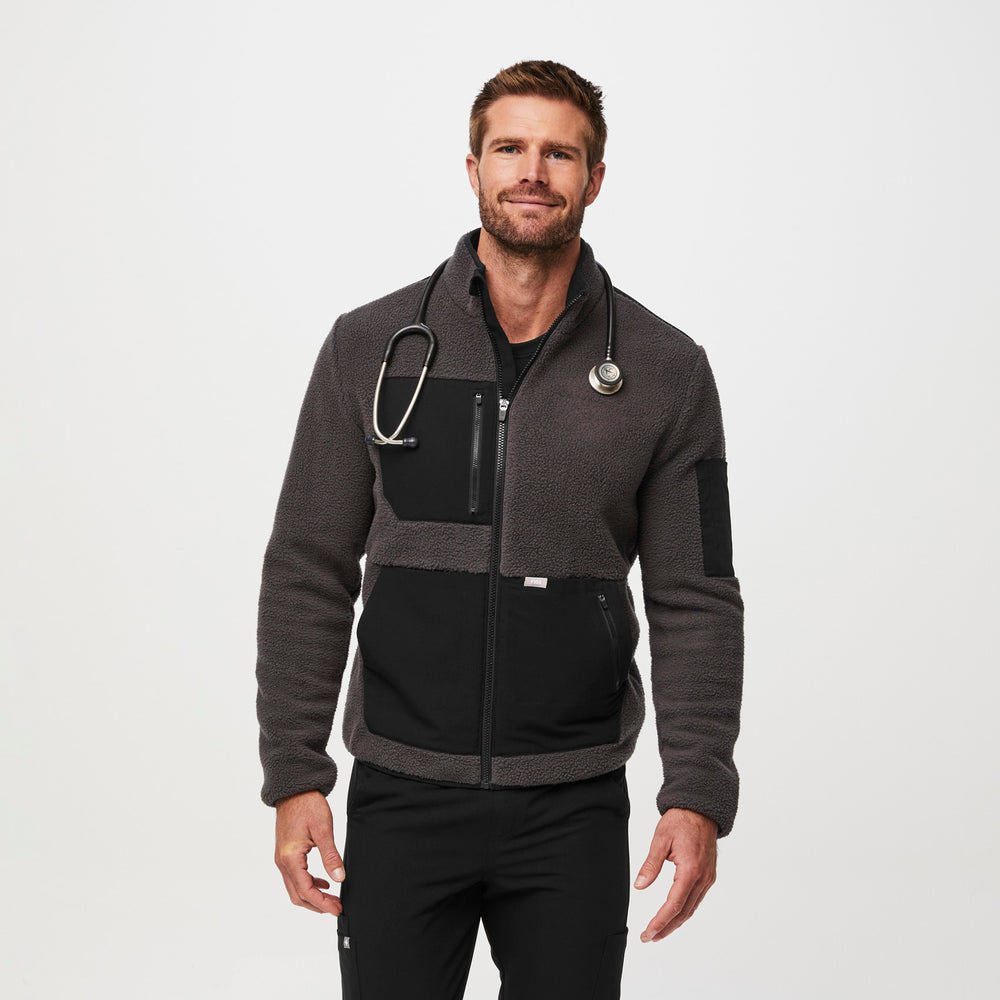 men's Dark Charcoal On-Shift™ - Sherpa Jacket