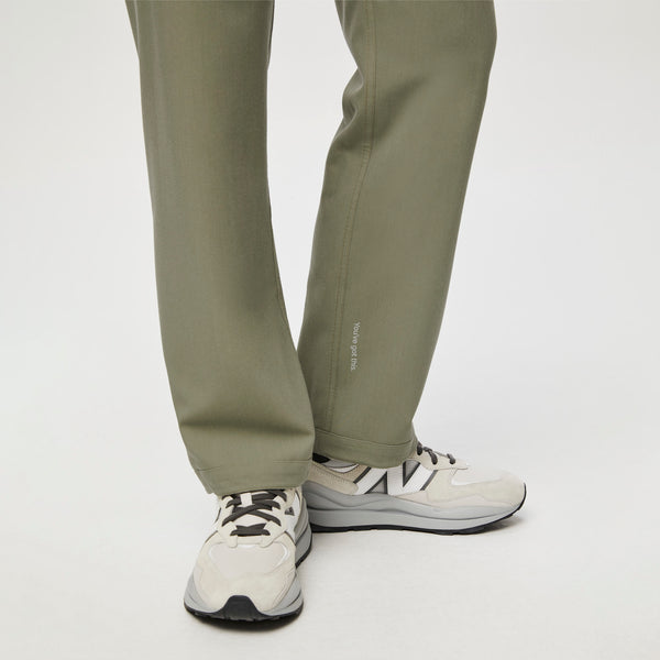 women's Desert Sage/Bone Reversible - Tall Straight Leg Scrub Pants