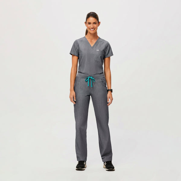 women's Graphite Catarina™ - Petite Scrub Top