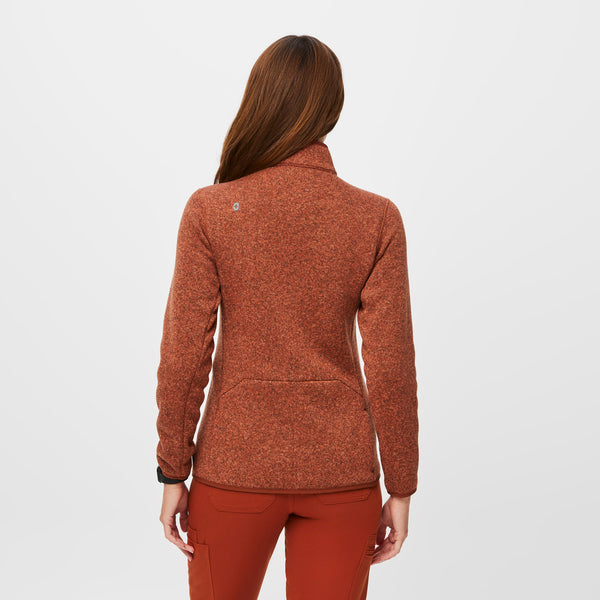 women's Heather Auburn On-Shift™ - Sweater Knit Jacket