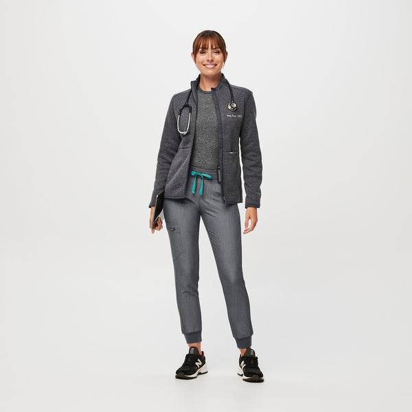 women's Heather Dark Charcoal On-Shift™ - Sweater Knit Jacket