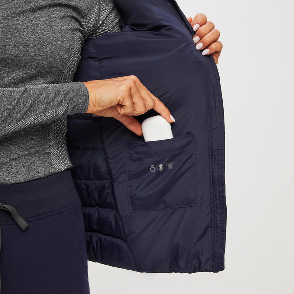 women's Navy On-Shift™ Packable - Puffer Vest