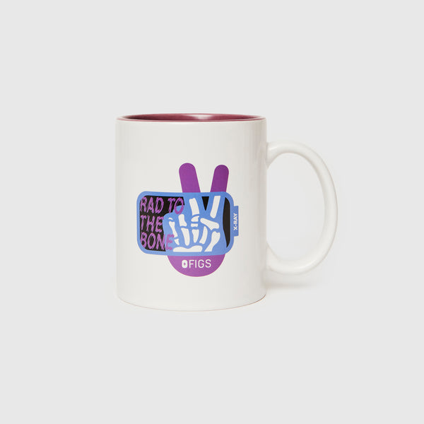 Purple Jolt X-Ray Peace Mug