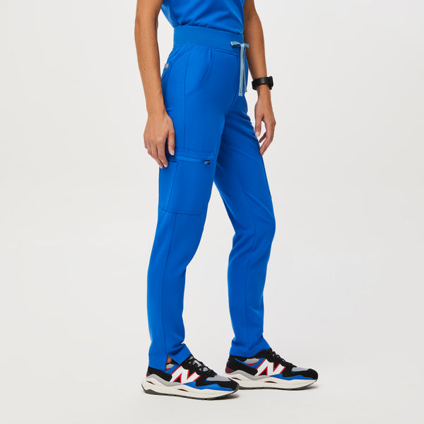 women's Royal Blue Yola™ High Waisted 2.0 - Tall Skinny Scrub Pants
