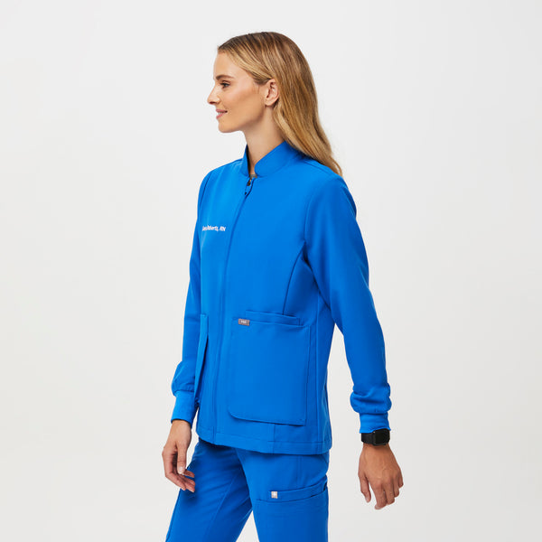 Women's Royal Blue Sebina - Scrub Jacket