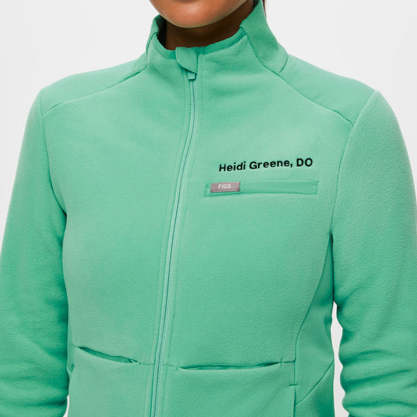 women's Surgical Green On-Shift™ - Fleece Jacket