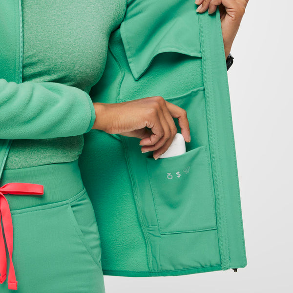 women's Surgical Green On-Shift™ - Fleece Jacket