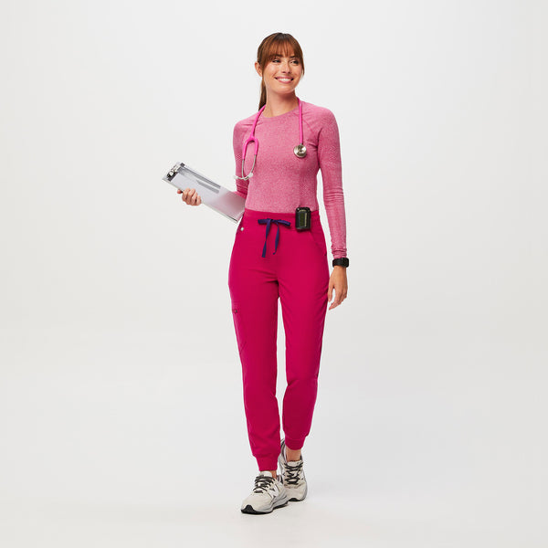 women's Ultra Rose High Waisted Zamora™ - Jogger Scrub Pants (3XL - 6XL)