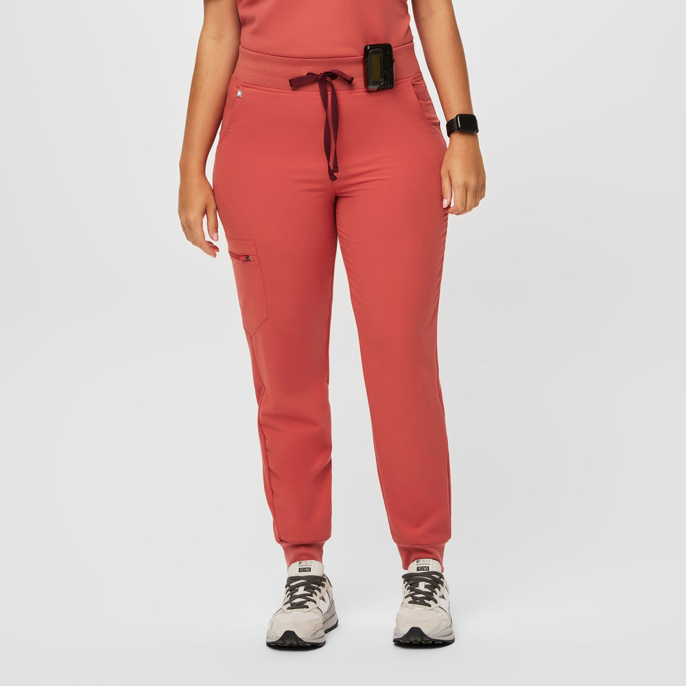 women's Clay Zamora™ High Waisted - Petite Jogger Scrub Pants
