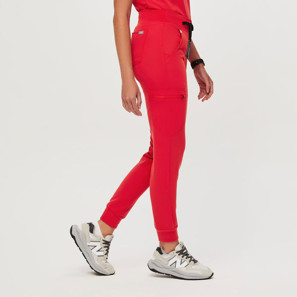 women's Neon Red Zamora™ - Jogger Scrub Pants