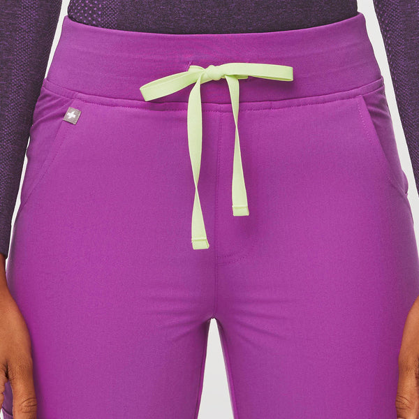 women's Purple Jolt Zamora™ High Waisted - Petite Jogger Scrub Pants