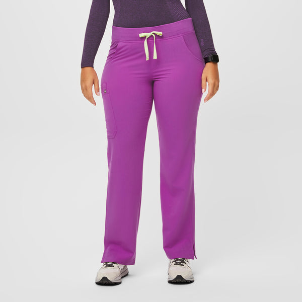 women's Purple Jolt Kade™ - Petite Cargo Scrub Pants (3XL - 6XL)