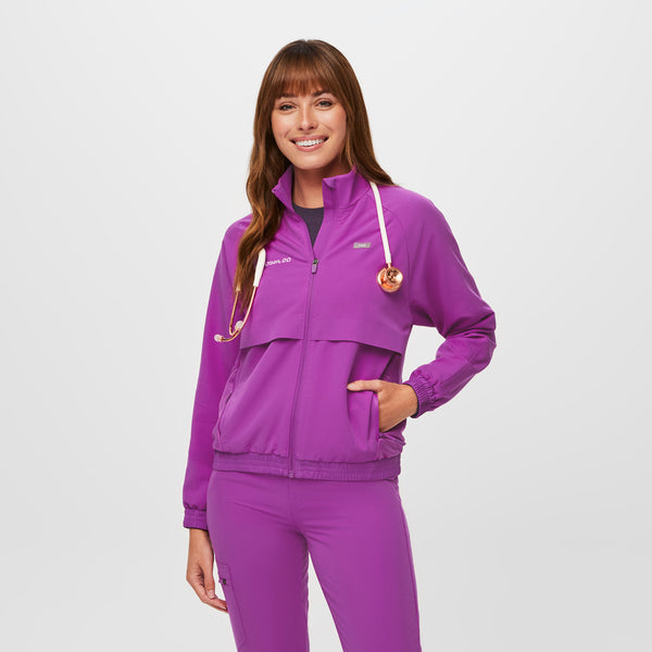 women's Purple Jolt Sydney - Scrub Jacket