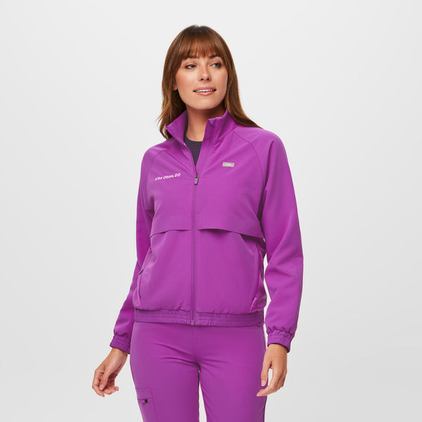 women's Purple Jolt Sydney - Scrub Jacket