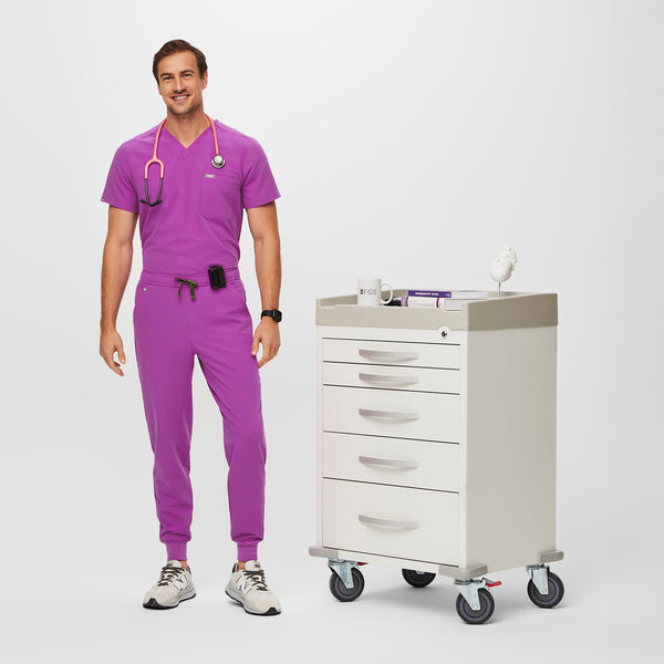 men's Purple Jolt Tansen™  Jogger Scrub Pants (3XL - 6XL)