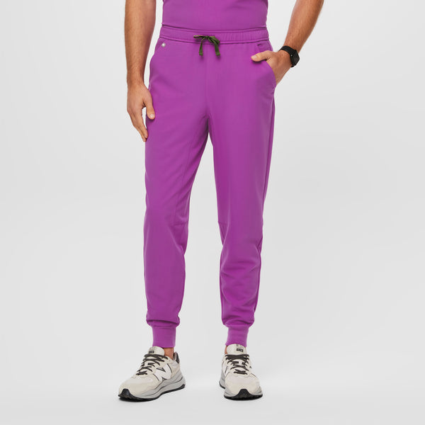 men's Purple Jolt Tansen™ - Short Jogger Scrub Pants