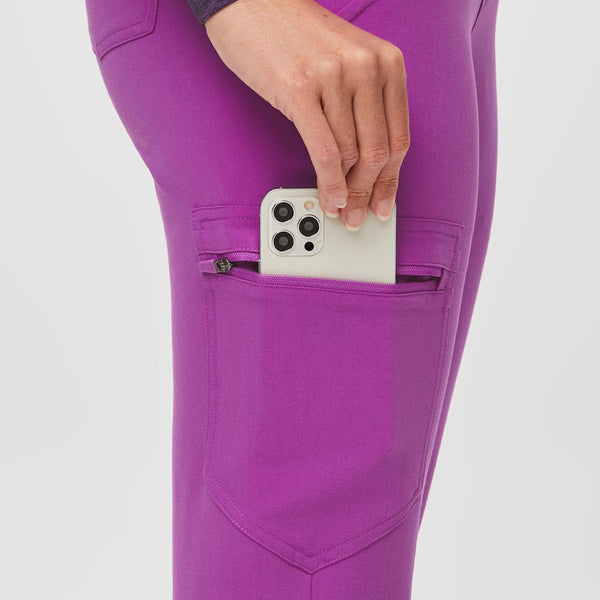 women's Purple Jolt Zamora™- Petite Jogger Scrub Pants (3XL - 6XL)