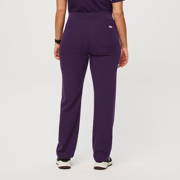 women's Purple Jam High Waisted Livingston™ - Petite Basic Scrub Pants (3XL - 6XL)