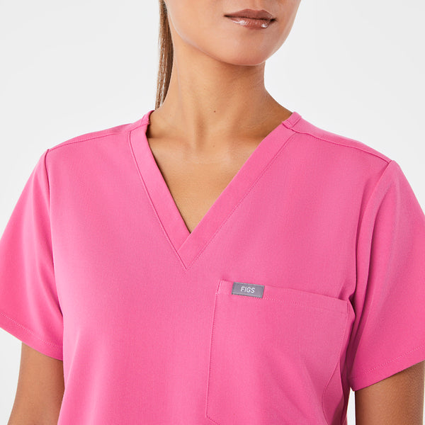 women's F'ing Pink Catarina - One-Pocket Scrub Top™