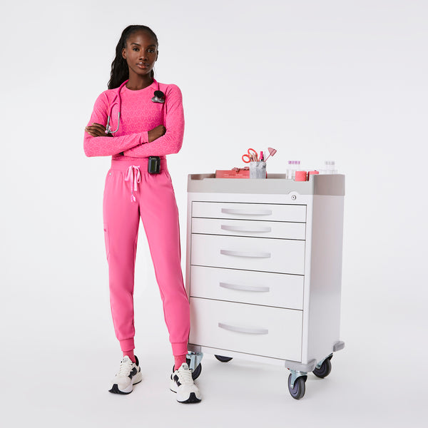 women's F'ing Pink Salta Seamless - Longsleeve Underscrub