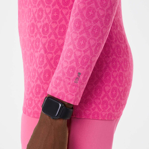women's F'ing Pink Salta Seamless - Longsleeve Underscrub