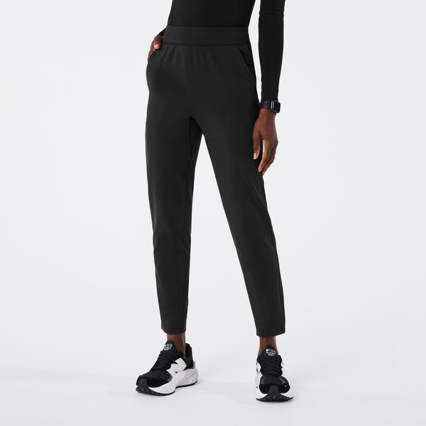 women's Black High Waisted ContourKnit Scrub Pant™