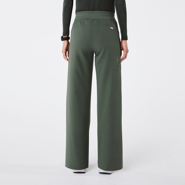 women's Moss High Waisted Isabel Wide Leg - Tall Scrub Pant