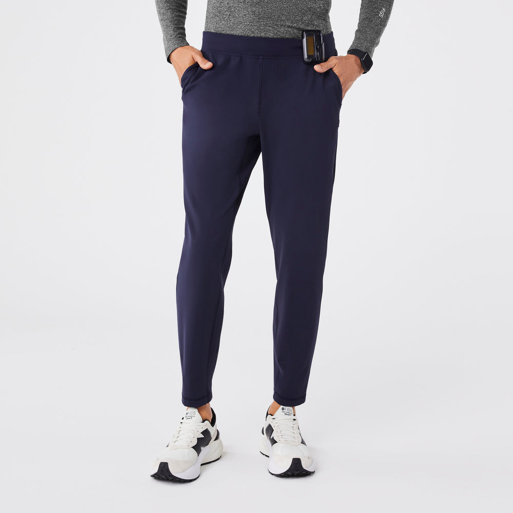 men's Navy On-Shift Contourknit  Scrub Pant™