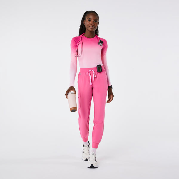 women's Ombre F'ing Pink Salta Seamless - Longsleeve Underscrub