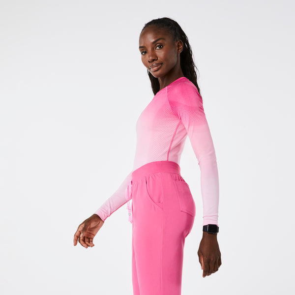 women's Ombre F'ing Pink Salta Seamless - Longsleeve Underscrub