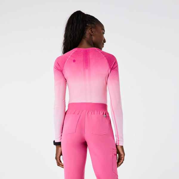 women's Ombre F'ing Pink Salta Seamless - Longsleeve Underscrub
