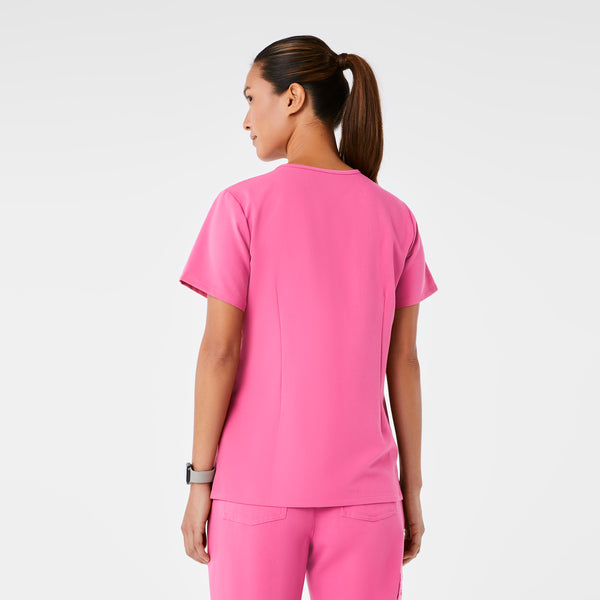 women's F'ing Pink Catarina - One-Pocket Scrub Top™