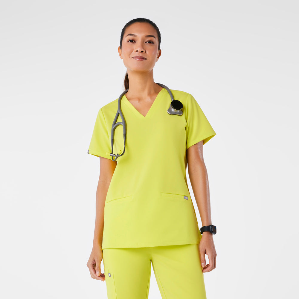 women's Serving Lime Casma - Three-Pocket Scrub Top™