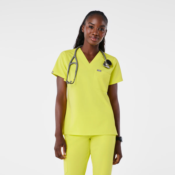 women's Serving Lime Catarina - One-Pocket Scrub Top™